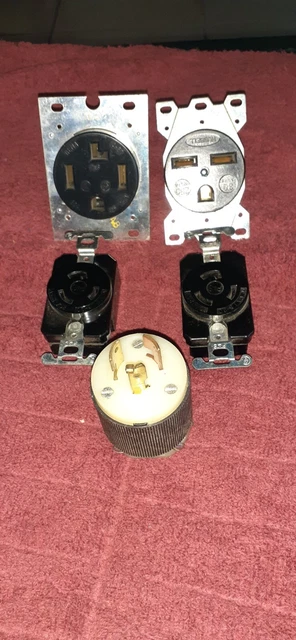Assortment Of Electrical Items Nemu/Hubble P&S 30A/250V 125/250V Ect