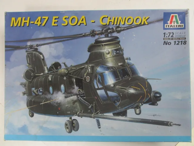 Italeri MH-47 E SOA - Chinook 1:72 Scale Model Helicopter Kit #1218