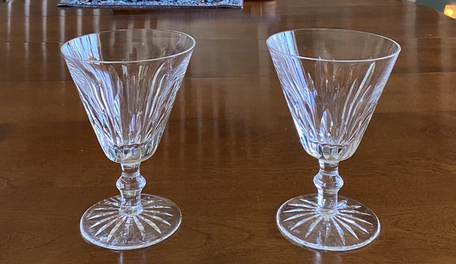 2 Waterford Eileen Crystal Water Goblets 5 5/8”