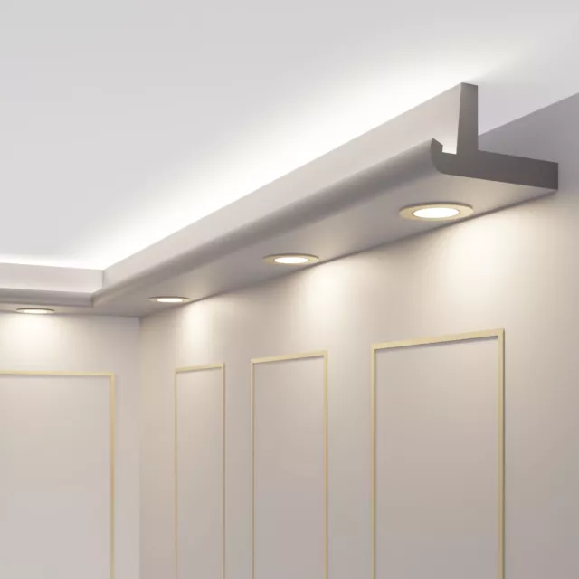 20 Mètres + Coins Bande Lumineuse Plafond pour Eclairage Indirect LED OL-15