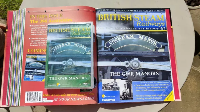 DeAgostini British Steam Railways Magazine & DVD #47 The GWR Manors