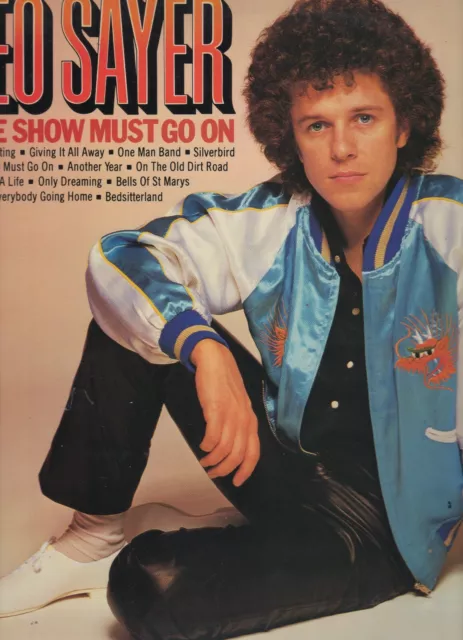 Leo Sayer - the show must go on, LP, one man band, moonlighting, bedsitterland