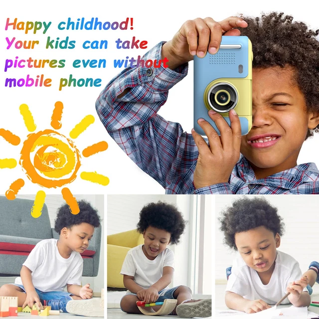 2.4 Inch HD Screen Kids Camera Charging Mini Digital Camera with 32G Memory Card 3