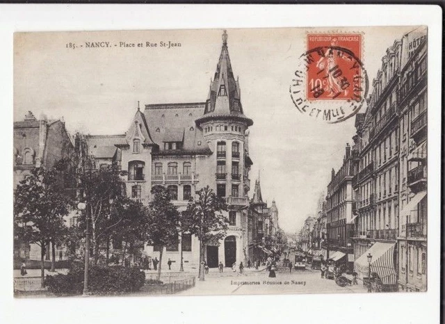 54-157 cpa Nancy - place rue saint jean
