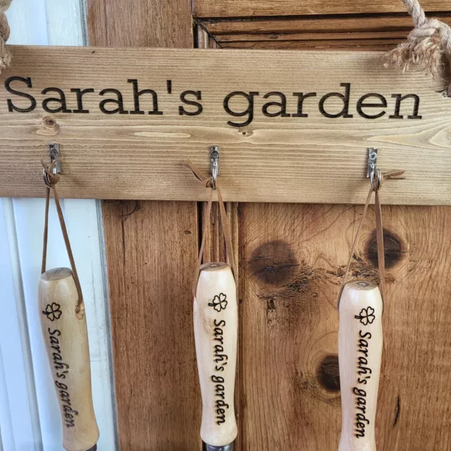 Personalised garden hand tools ,garden Set,tool Set ,gardeners Gift 3