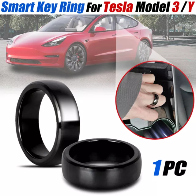 Für Tesla Model 3 / Y Smart Key Ring Zubehör Keramikring Schlüsselkarte ersetzen