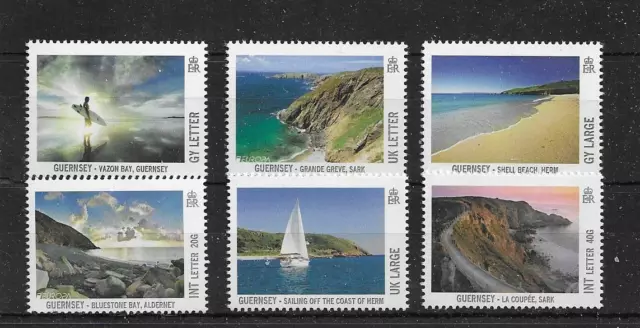 Guernsey: 2012 Europa Set Of 6 (1414-1419) Mnh Cat £7.50