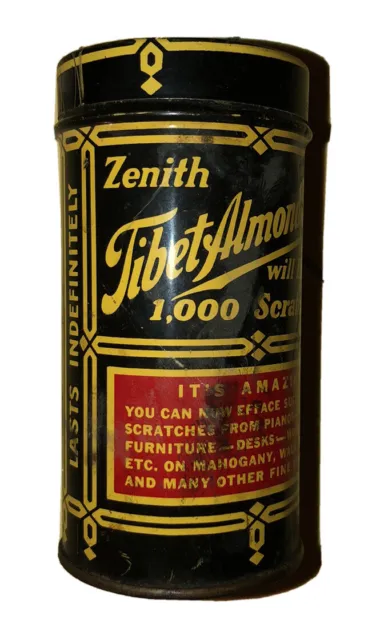 Vintage Zenith Tibet Almond Stick, Advertises Will Efface 1,000