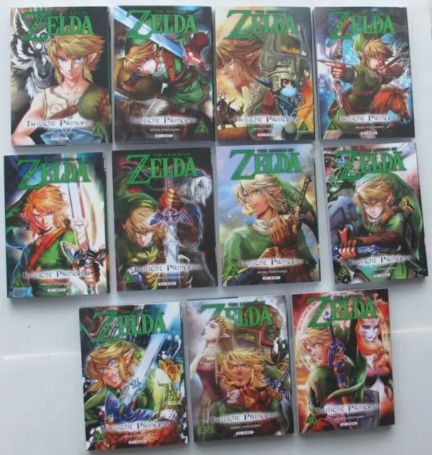 Lot 11 Manga Serie Complete Vf The Legend Of Zelda Twilight Princess En Ttbe