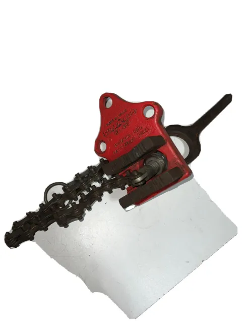 Super Ego Pipe Chain Vise for 1/8” to 2 1/2” pipe.