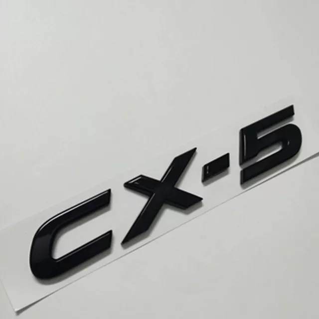 Für Mazda CX-5 CX5 Schriftzug Embleme Aufkleber Logo Flache Badge Matt Schwarz