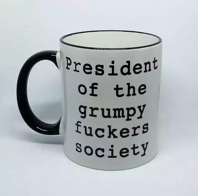 Rudefuck Coffee Mug Cup Mugs Cups Novelty Funny Birthday Gift Christmas Present