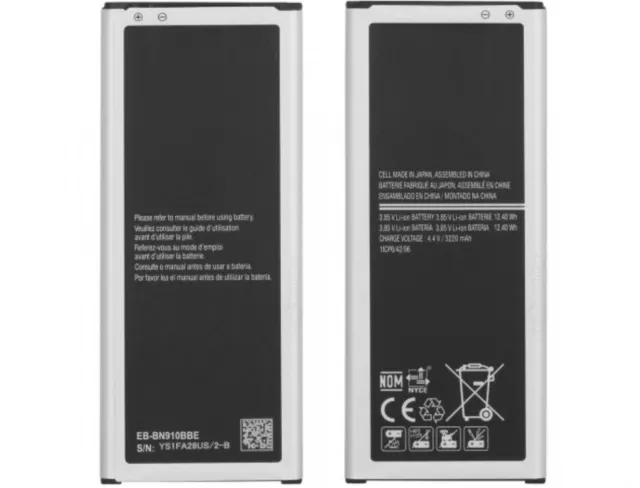 Original LogiCell Akku für Samsung EB-BN910BBE Galaxy Note 4 IV SM-N910F Accu