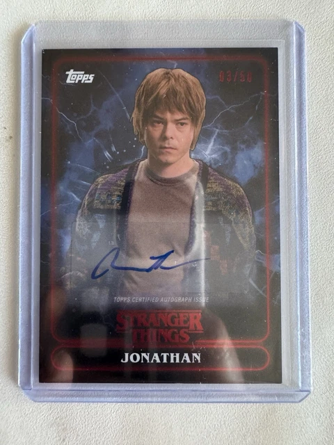 2025 TOPPS STRANGER Things Netflix Charlie Heaton As Jonathan #11