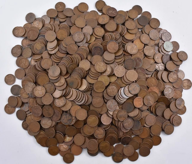 Roll of 50 1928-S Lincoln Wheat Cent - Huge Hoard Collection Lot *0019