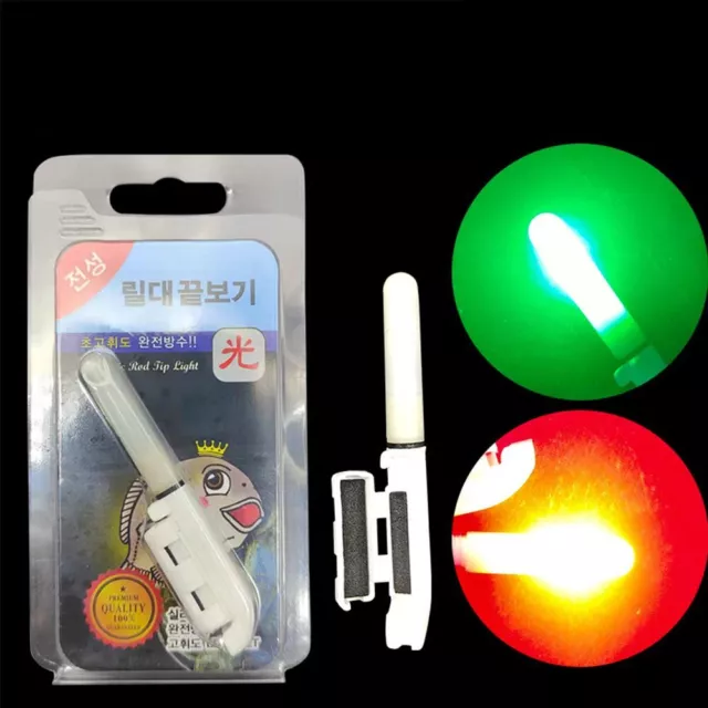 FLASH FLUORESCENT LIGHT Glow Stick Bite Alarm Fishing Rod Tip