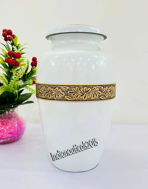 Aluminium Cremation Urn Keepsake Memorial Human Ashes Jar Pot Burial Funeral Urn