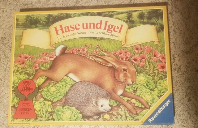 Hase und Igel. Familienspiel von Ravensburger ab 8 Jahren. Spiel des Jahres 1979