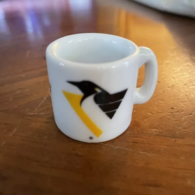 NHL Pittsburgh Penguins Mini Ceramic Mug Vintage Coffee Mug