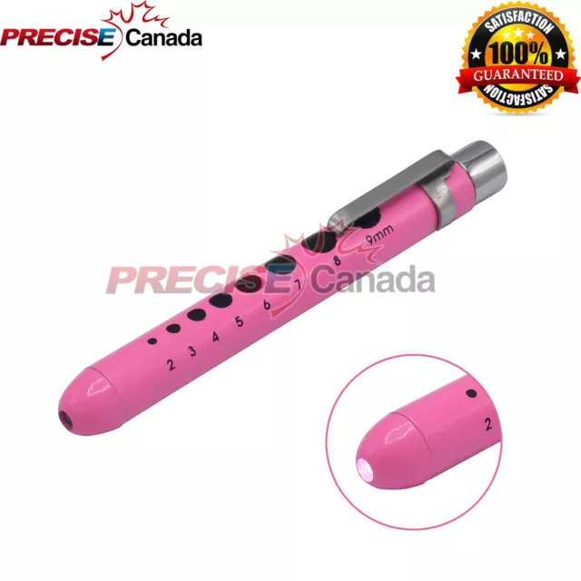 Medical Pen Light Surgical Reusable neuro Pocket LED Torch Light Pink PL-025