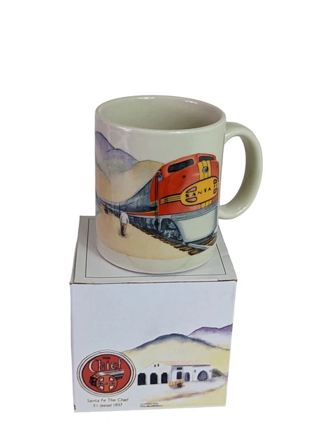 Otagiri Charles Ketcham Stanley Papel The Chief Santa Fe Diesel Train Mug In Box