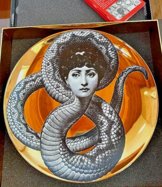 Fornasetti T&V Plate 198 GOLD Original Fornasetti T&V Plate 198 GOLD Original