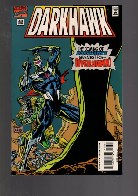 Darkhawk  48  - Overhawk    - 1991 Series  - Marvel Comics