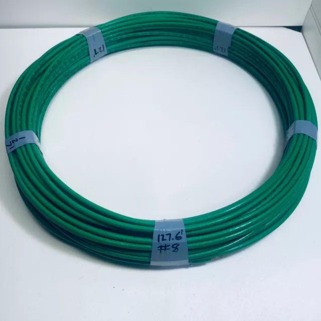 8 AWG GAUGE 600 VOLT 100' THHN STRANDED COPPER WIRE 4 COLORS AVAILABLE