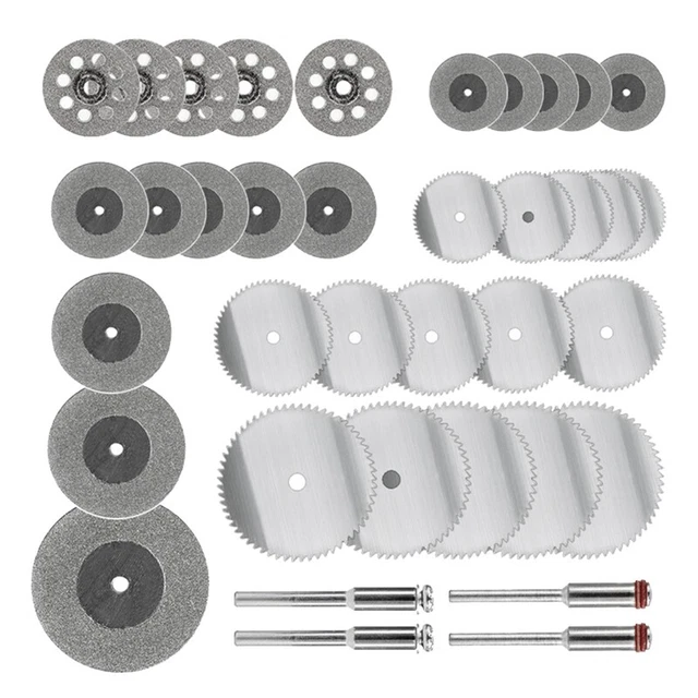 Lama diamantata HSS Kit dischi da taglio metallo 37 pz lama circolare 1351