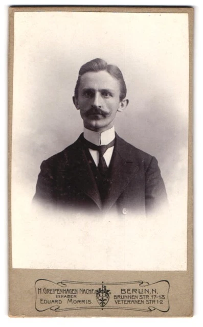 Fotografie H. Greifenhagen Nachf., Berlin-N., Brunnenstrasse 17-18, Portrait el