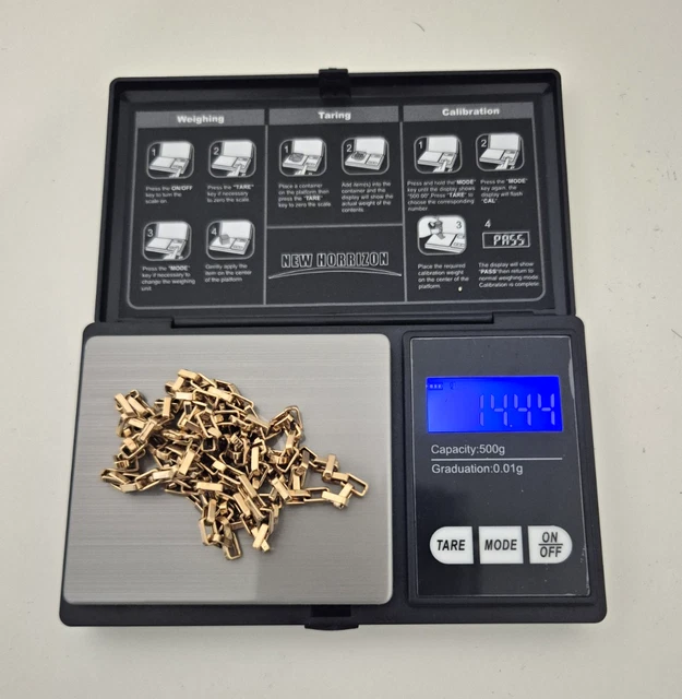 9CT YELLOW GOLD Box Chain - 26