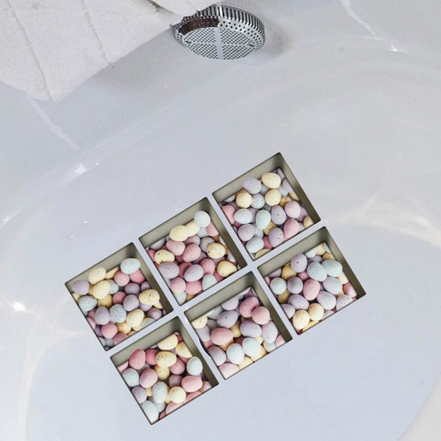 6 Pcs Applique Per Vasca Bagno Adesivi Impermeabili Etichetta