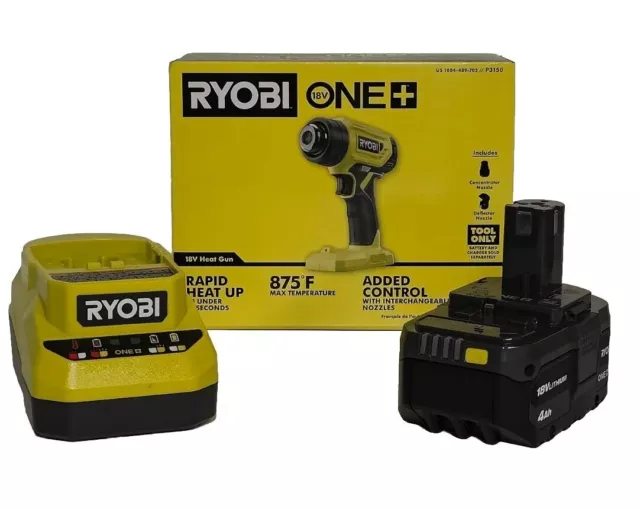 Ryobi 18-Volt ONE+ Lithium-Ion Cordless Heat Gun (Tool Only) P3150