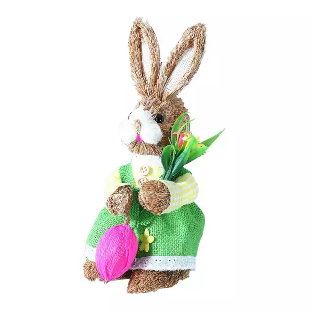 Handmade Bunny Figurines Easter Rabbit Decoration Easter Animal Figurine Cute