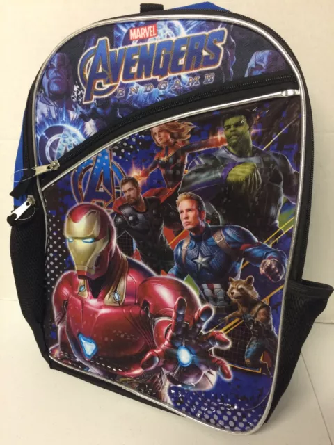 Marvel Avengers End Game 16" Backpack Book Bag Kids School