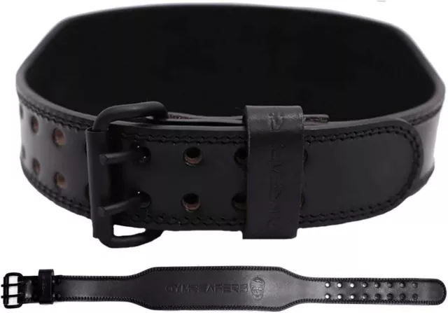 GYMREAPERS WEIGHT LIFTING Belt - 7MM Heavy Duty Pro Leather Large, Black  £66.05 - PicClick UK