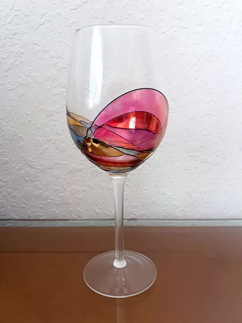 https://www.picclickimg.com/rDwAAOSwa0VkX9Fs/Bezrat-Red-Wine-Glass-Hand-Painted-Inspired-by.webp
