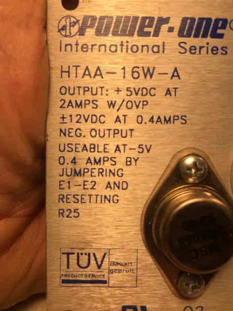 Power One HTA-16W-A Multi-voltage output power supply