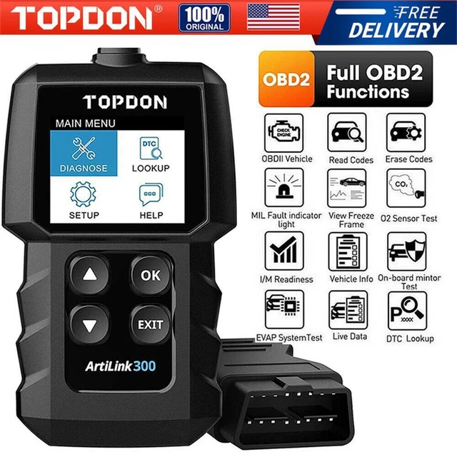 FORD GM FAULT Code Reader Scanner Engine Car Diagnostic Reset Tool OBD2