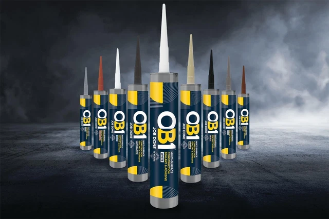 OB1 - Scatola da 12 - Sigillante da costruzione multisuperficie e silicone adesivo