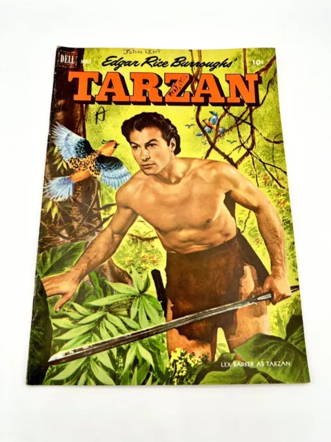 Edgar Rice Burroughs' Tarzan #30 Dell VG+ (1952) Vintage Silver Age Comic Book