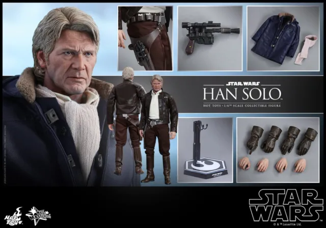 action figure 1/6 HOT TOYS MMS 374 STAR WARS: TFA – HAN SOLO