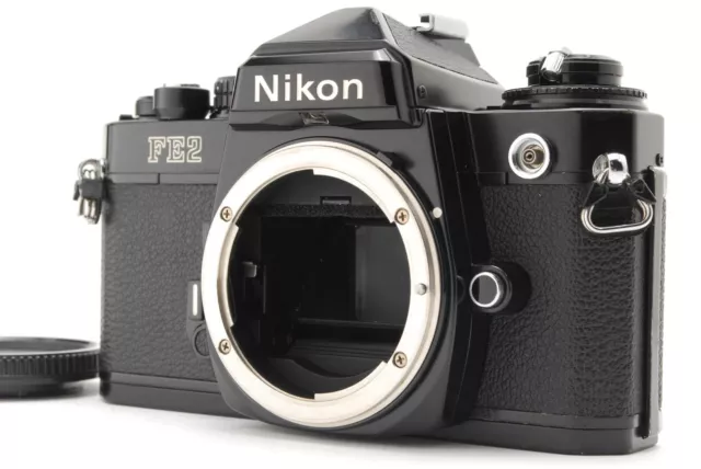 [NEAR MINT] Nikon FE2 Black Body 35mm SLR Film Camera Body Only From JAPAN