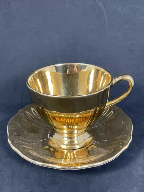 Vintage Royal Winton Grimwades England Golden Age Teacup & Saucer