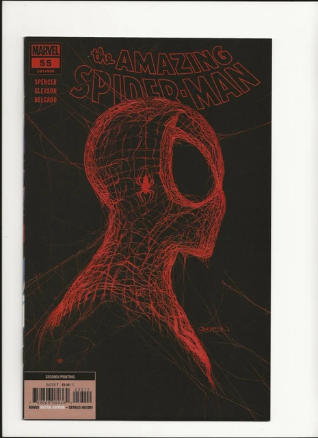 The Amazing Spider-Man #55 2021 2nd Printing Gleason Variant Marvel