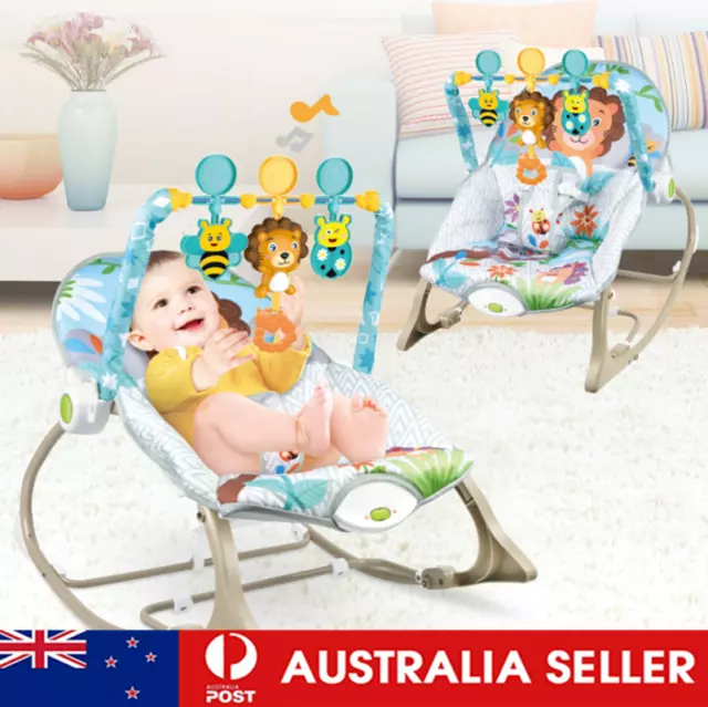 Multi-function Baby Rocker Infant Swing Chair Toddler Newborn Music Toy Bouncer