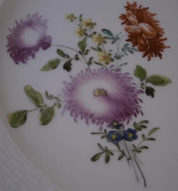 Antique 18thC Royal Vienna Porcelain Floral Plate Porzellan Teller Alt Wien #1 3