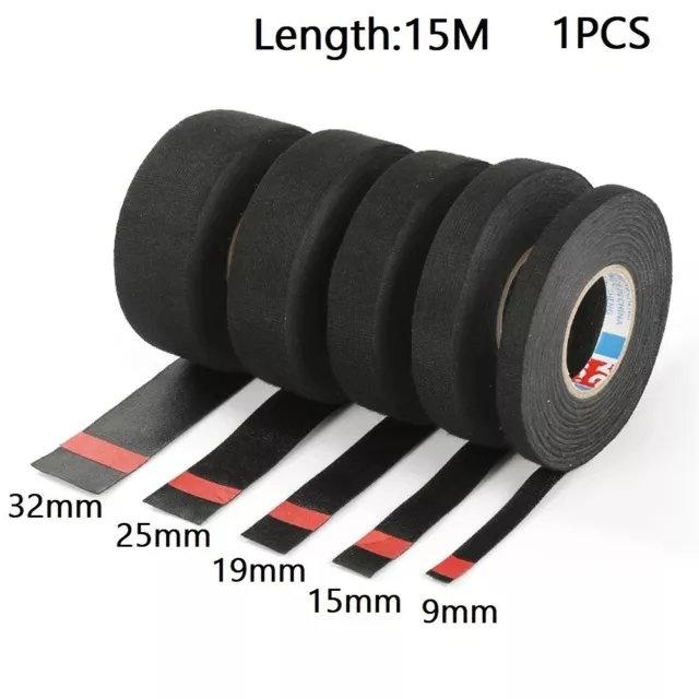 Panno autoadesivo 1 -15 m 9-32 mm tessuto nastro adesivo cablaggio velluto protezione cablaggio
