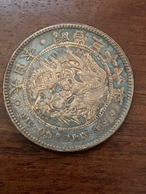 1903 Japan (Yr. 36) 1 Yen Silver - KM Y#A25.3 Beautiful Toning