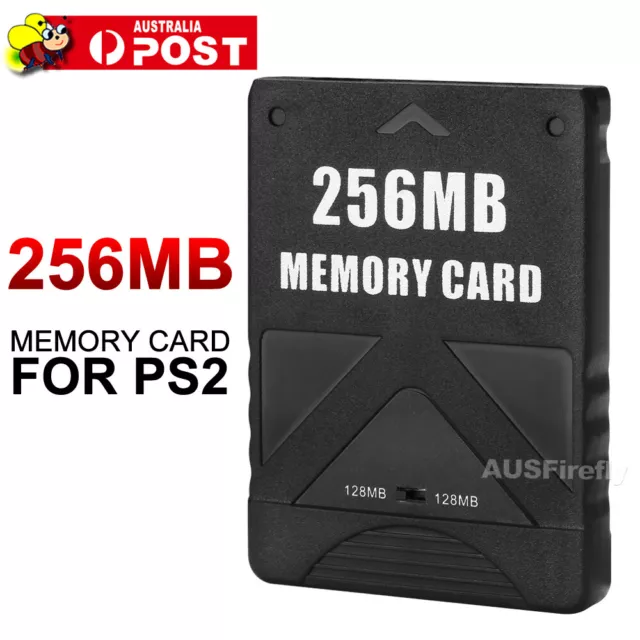 PS2 Memory Card 256MB For Sony PlayStation 2 Game Saves Pack High